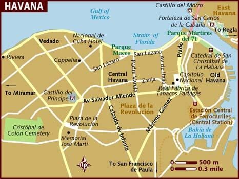 মানচিত্র Habana